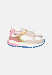 Sneakers in Pelle Donna Gold&Gold Bianco