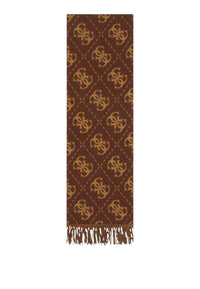 Sciarpa Donna Guess con Frange Brown Logo