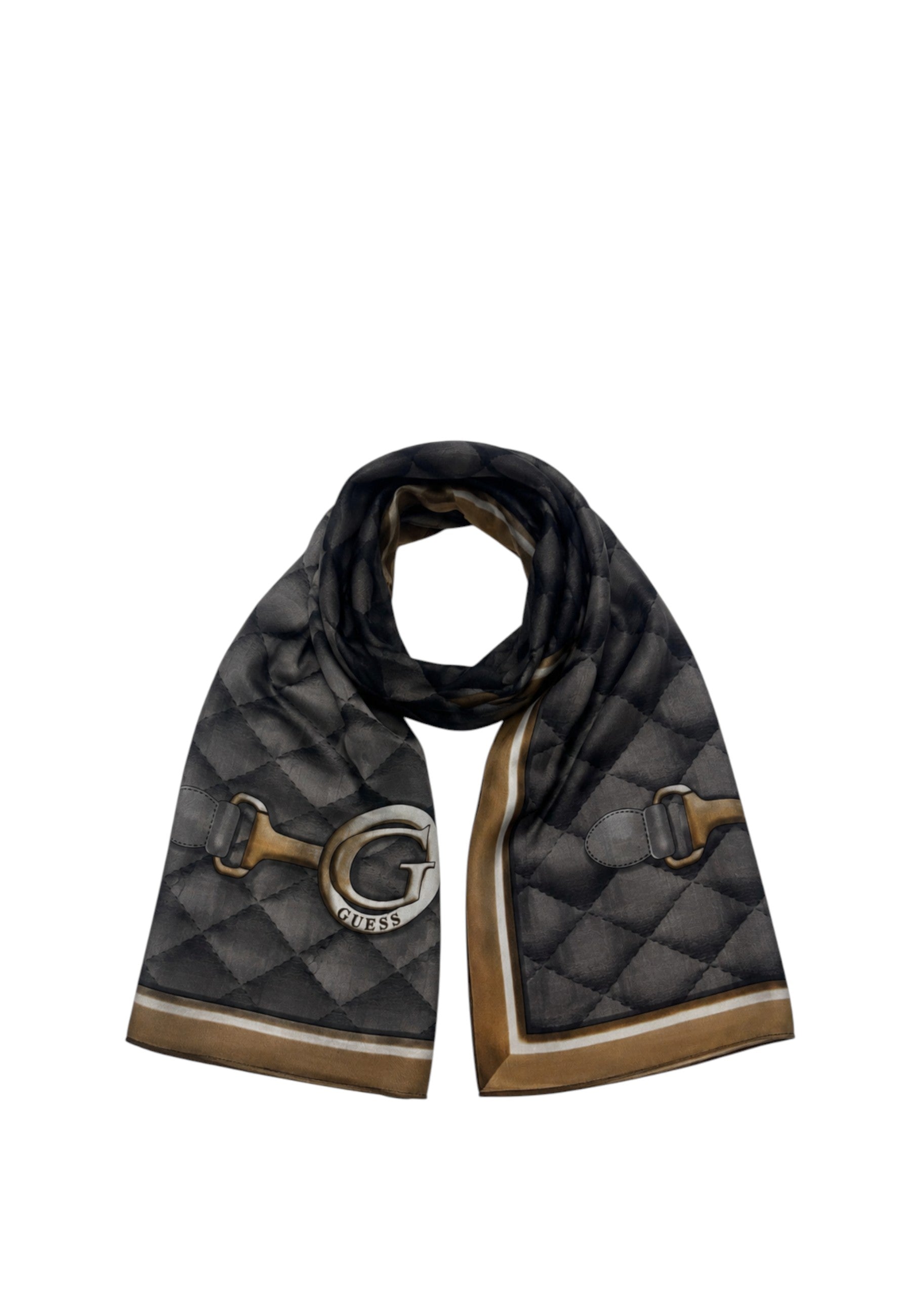 Sciarpa Guess con logo Black