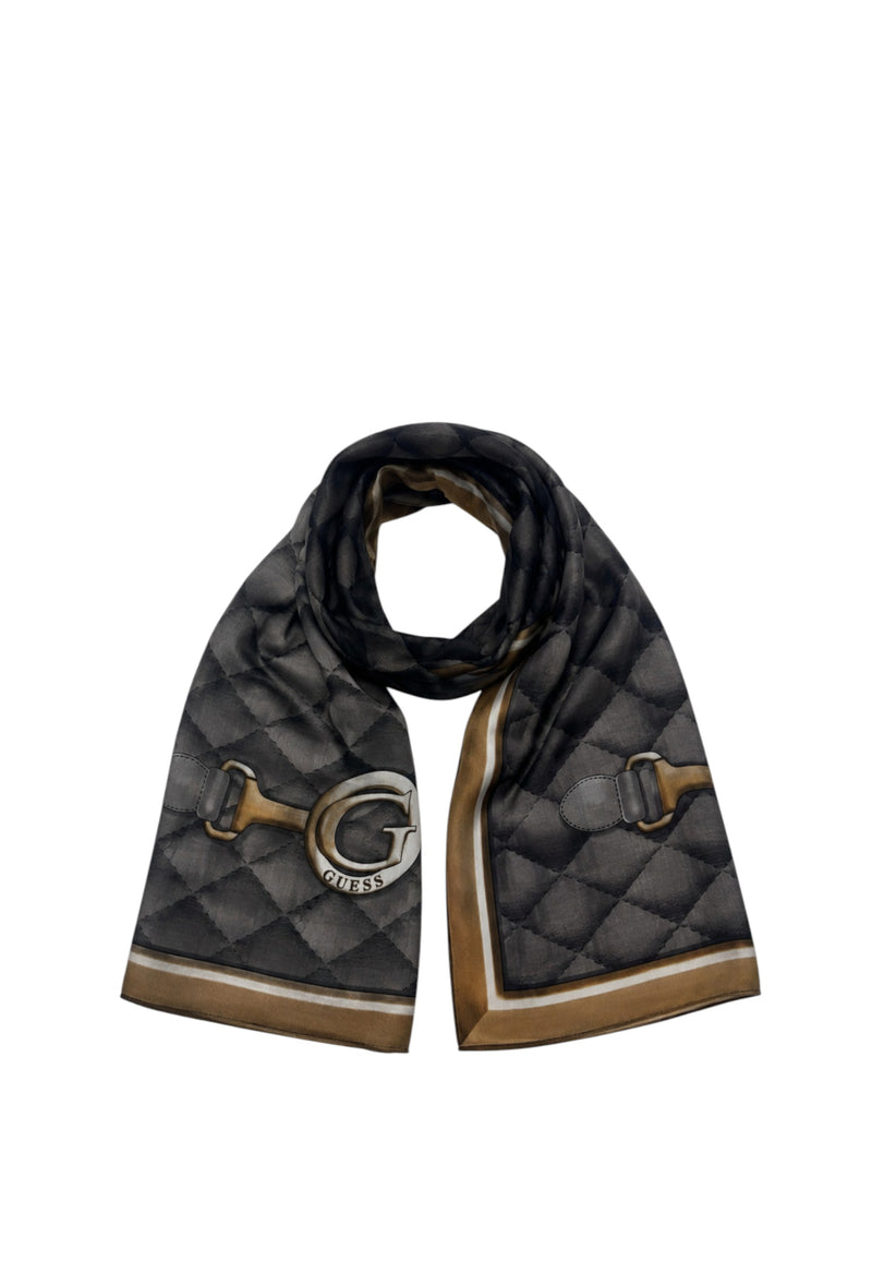 Sciarpa Guess con logo Black