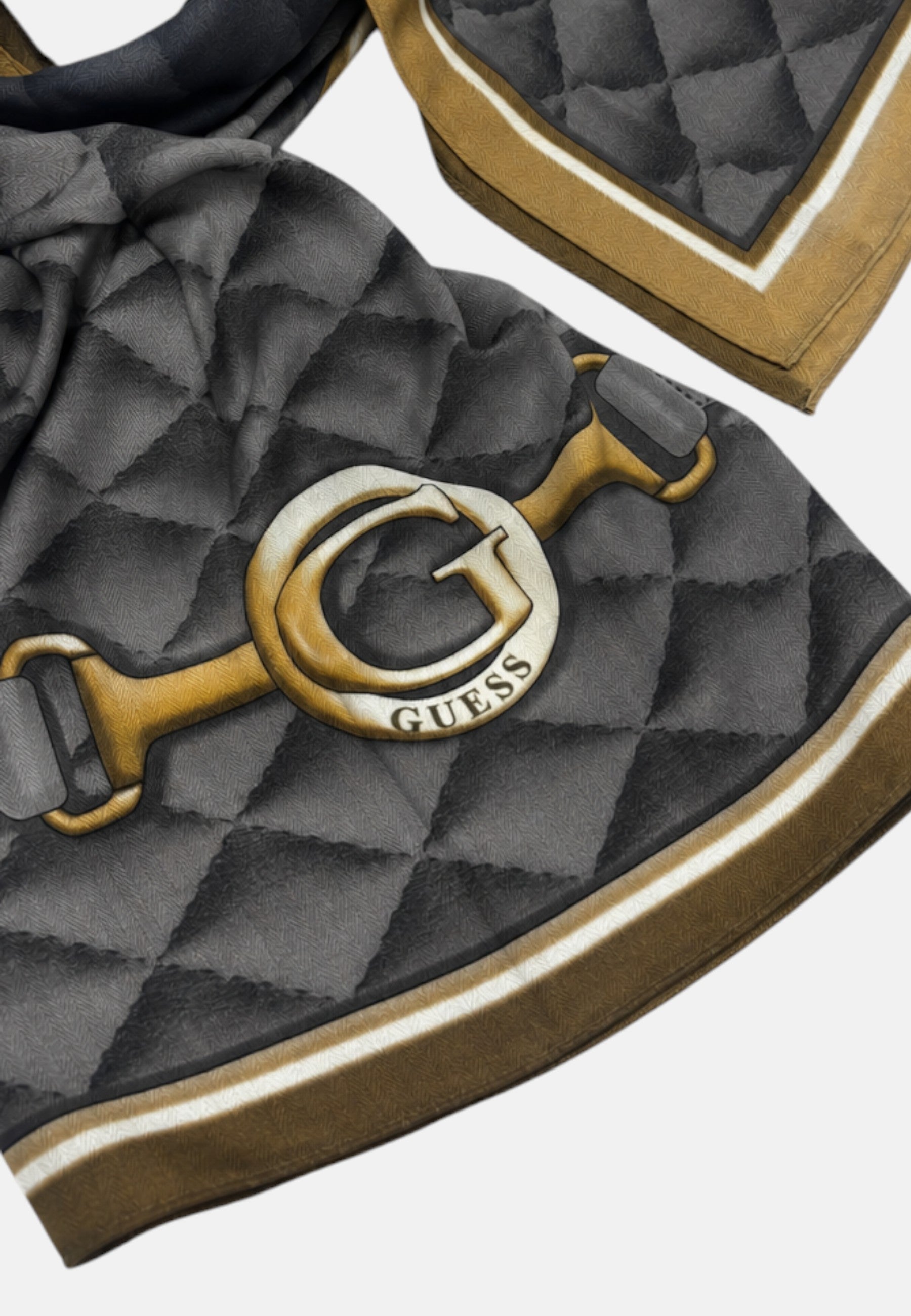 Sciarpa Guess con logo Black