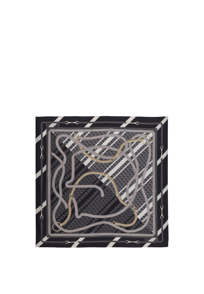 Kefiah Da Donna in Polistere Guess Coal Logo