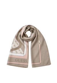 Kefiah Da Donna in Polistere Guess Latte Logo
