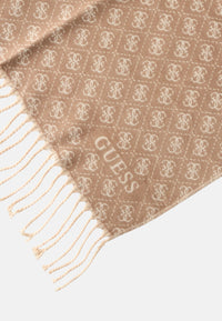 Sciarpa Donna Guess con Frange Taupe Multi