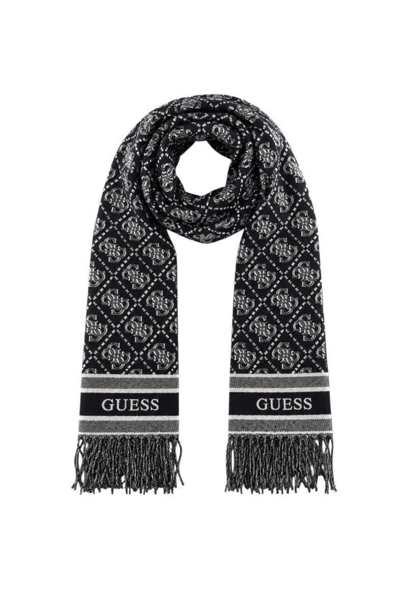 Sciarpa Guess con logo Black Logo