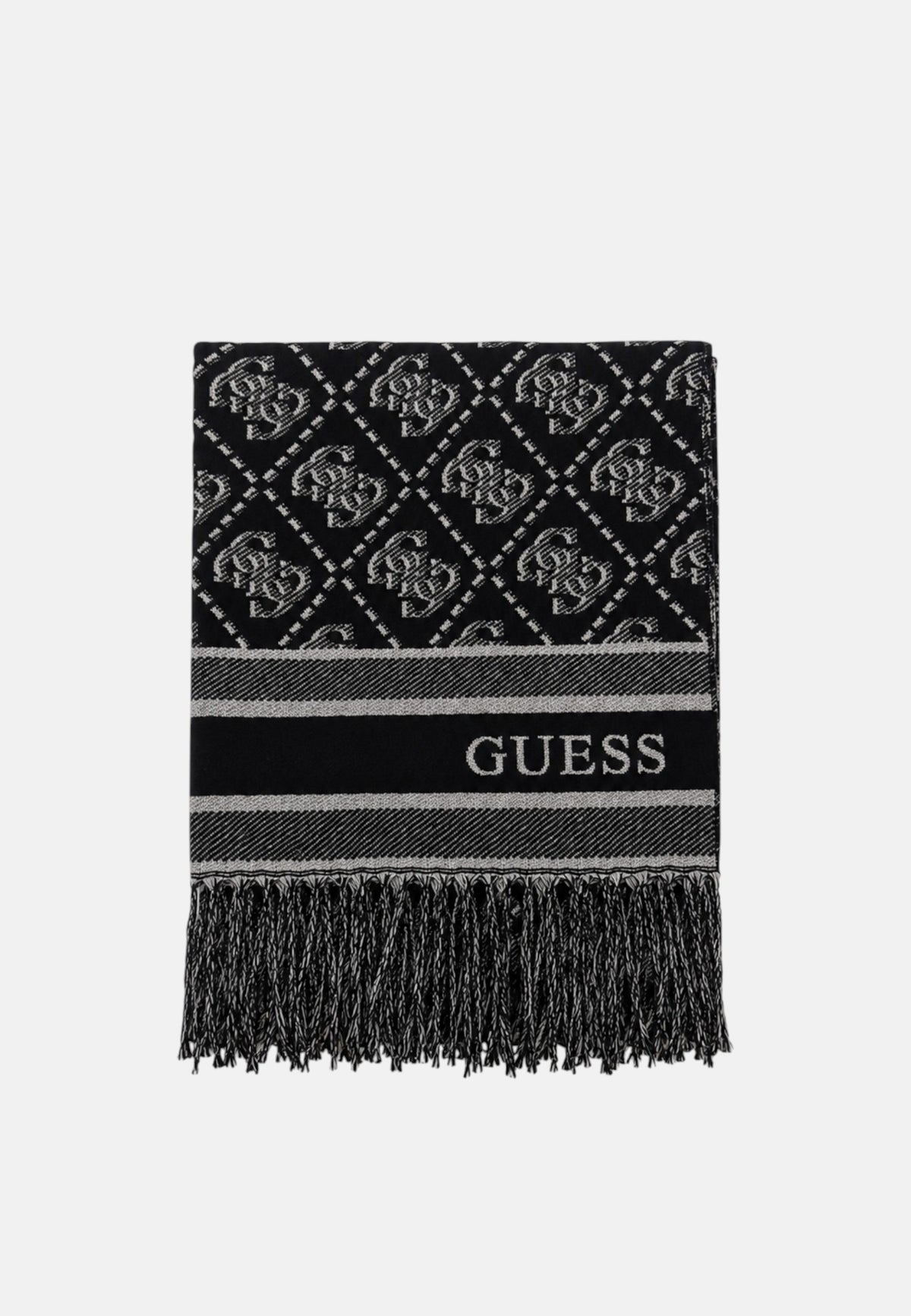 Sciarpa Guess con logo Black Logo