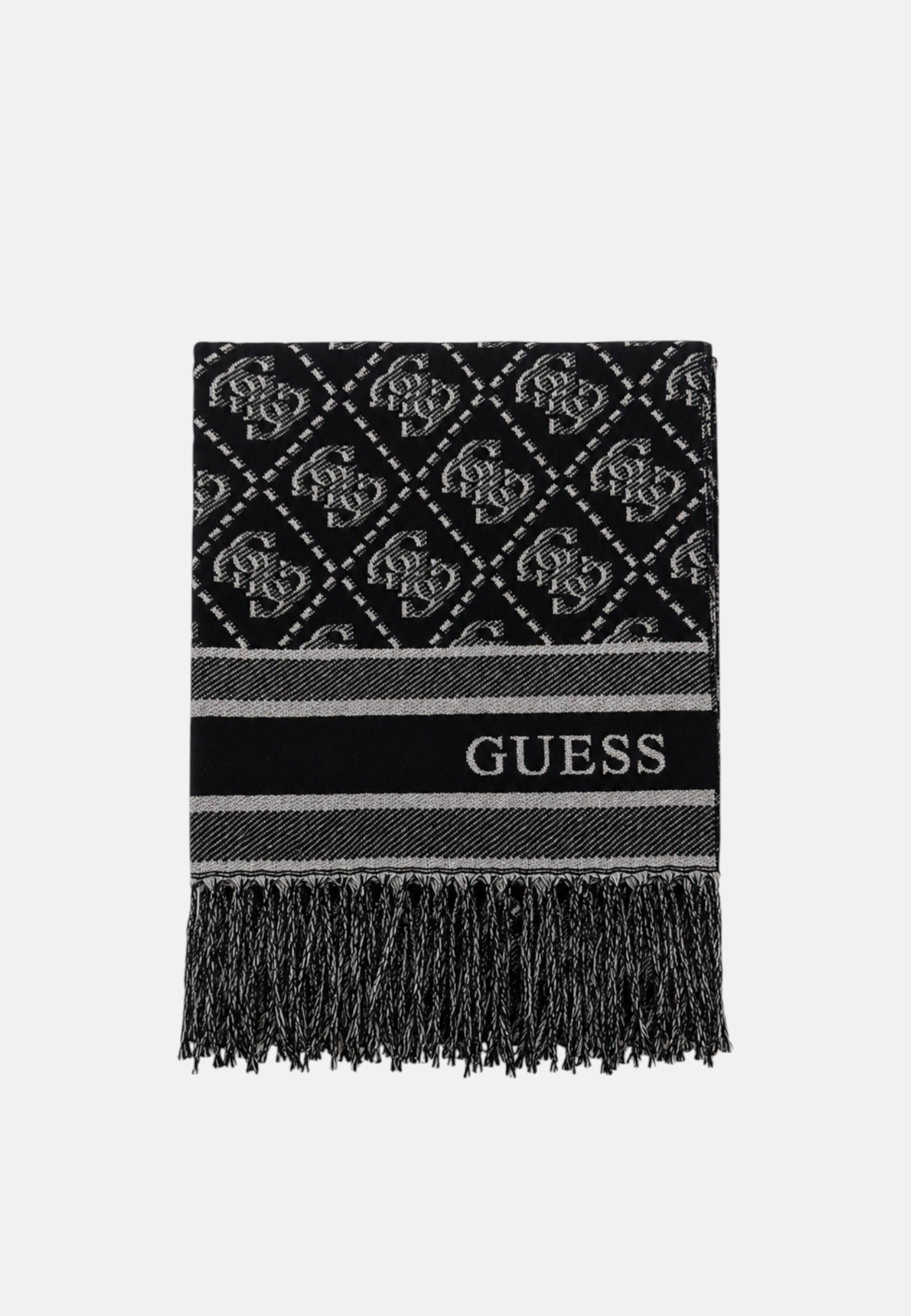 Sciarpa Guess con logo Black Logo