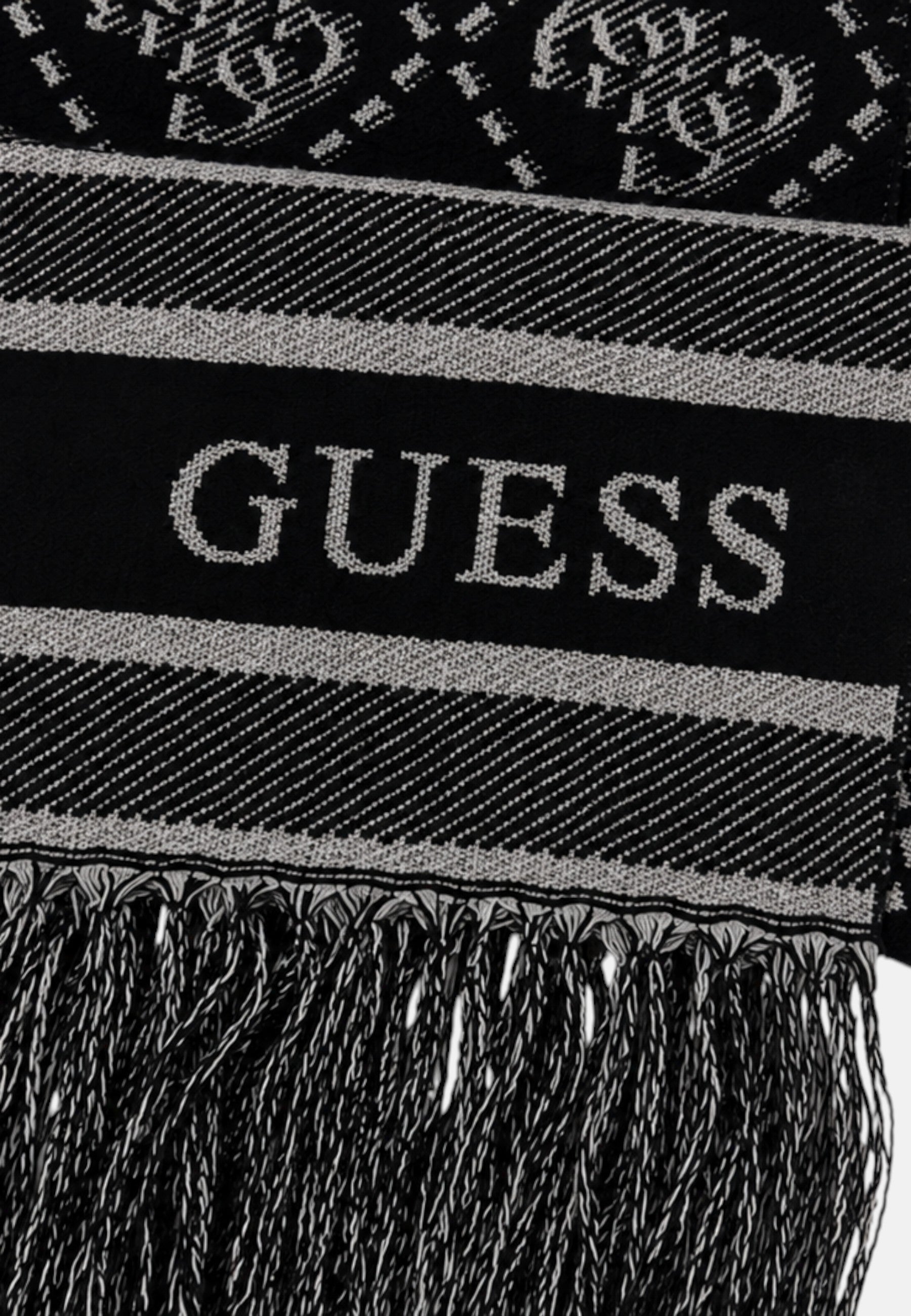 Sciarpa Guess con logo Black Logo