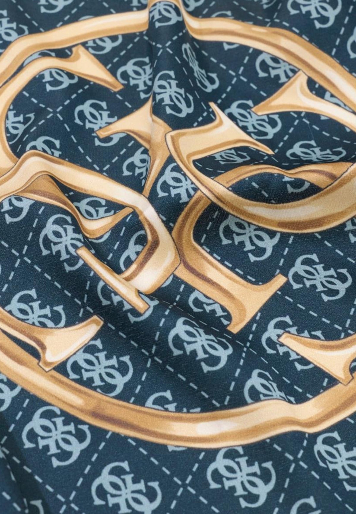Foulard Guess in poliestere Blue Multi