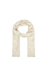 Sciarpa Donna Guess in Poliestere Latte Logo