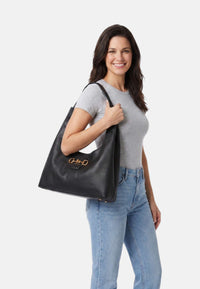 Borsa a Spalla Da Donna Guess Black