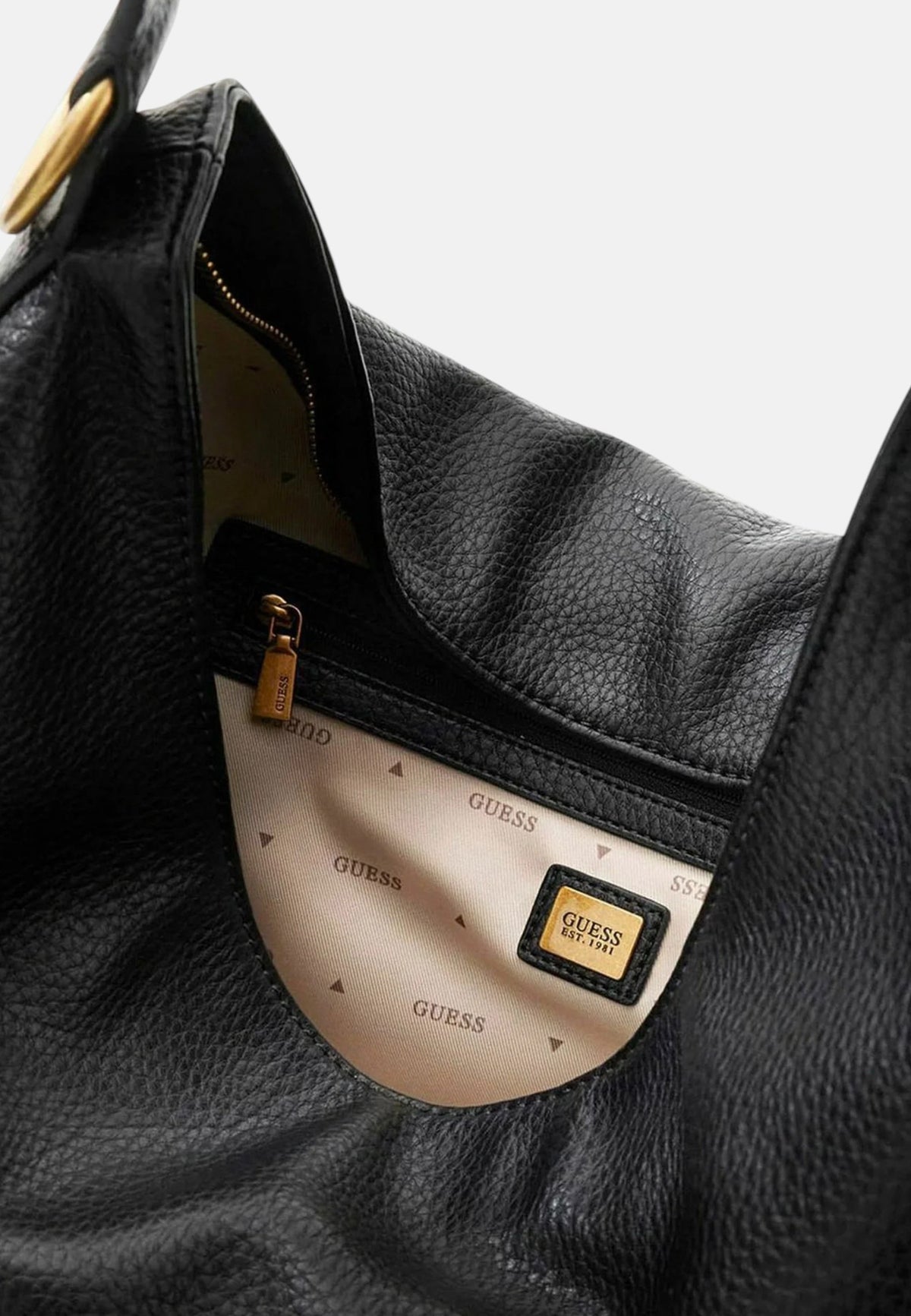 Borsa grande a spalla Camden GUESS Black