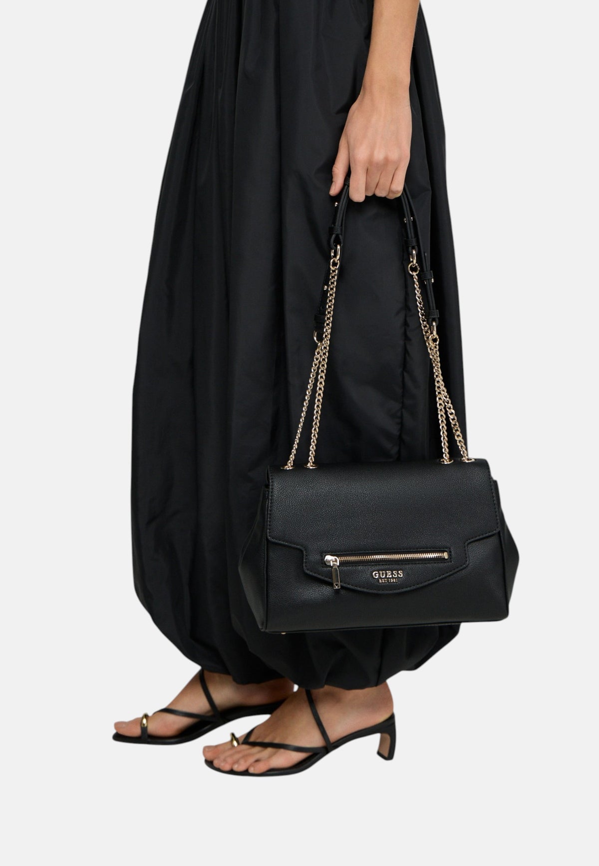 Borsa a spalla in Similpelle Donna Guess Black