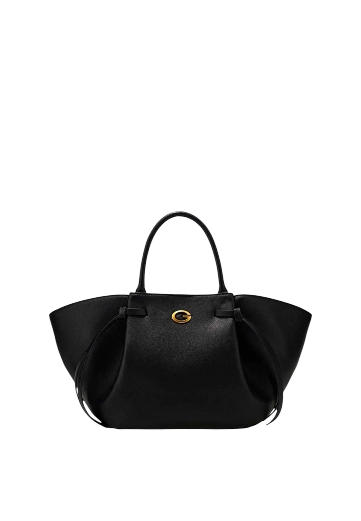 Borsa a mano in pelle sintetica Allegra GUESS Black