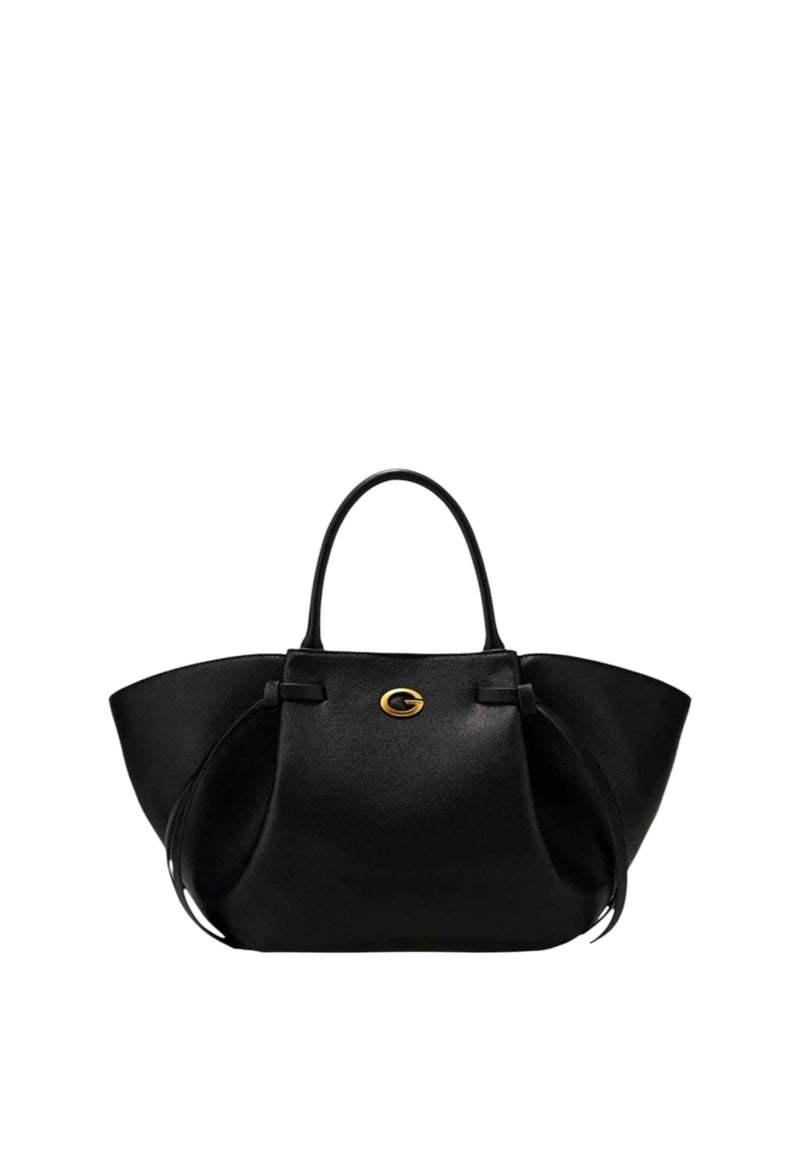 Borsa a mano in pelle sintetica Allegra GUESS Black