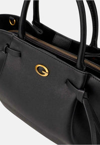 Borsa a mano in pelle sintetica Allegra GUESS Black