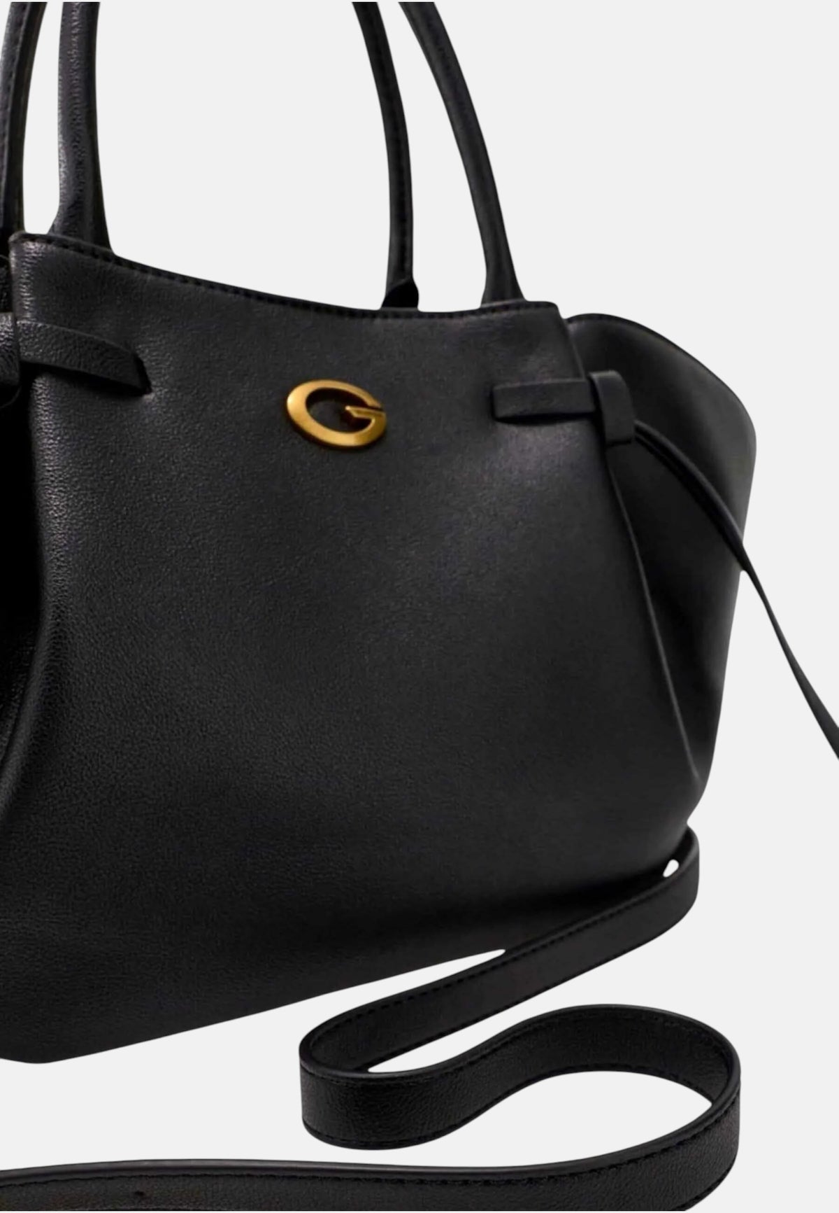 Borsa a mano in pelle sintetica Allegra GUESS Black