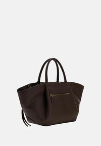 Borsa a mano in pelle sintetica Allegra GUESS Brown