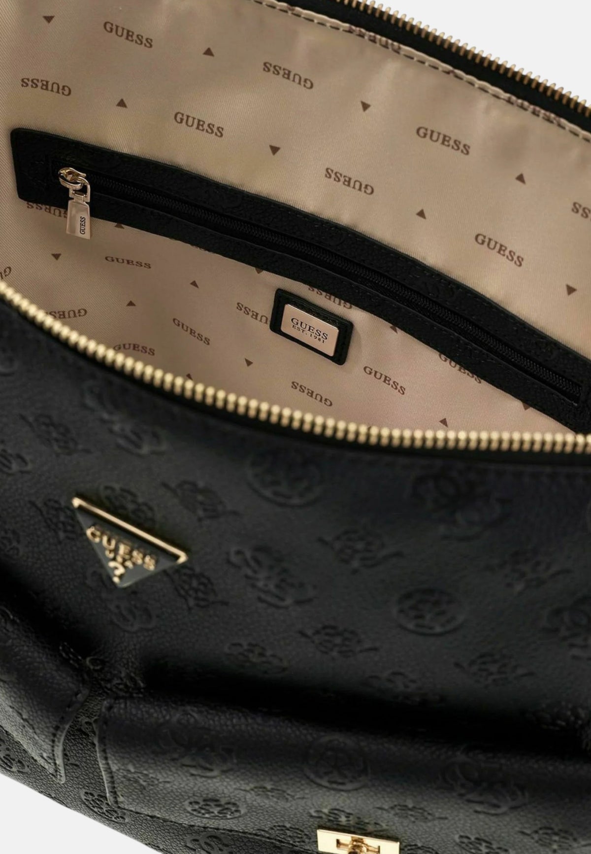 Borsa a Tracolla con logo Guess Black Logo