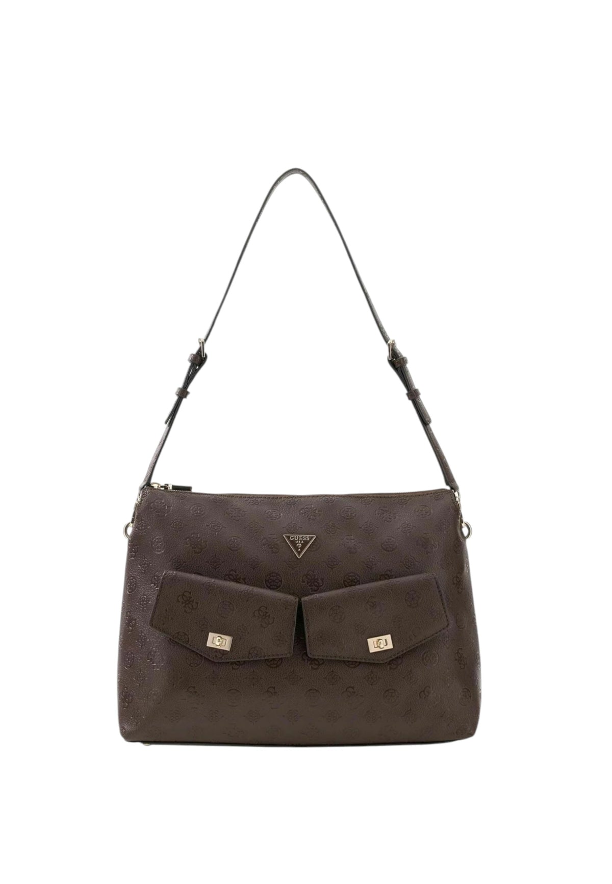 Borsa a Tracolla con logo Guess Brown Logo