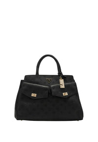 Borsa a Mano Da Donna Guess Black Logo