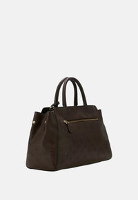 Borsa a Mano Da Donna Guess Brown Logo