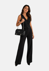 Borsetta Guess Donna Black Logo