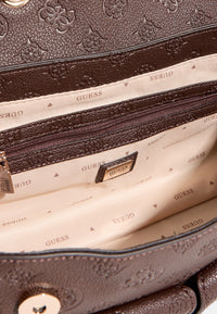 Borsetta Guess Donna Brown Logo