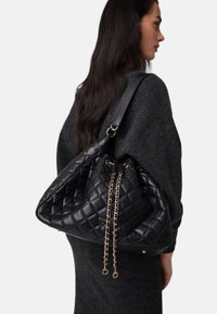 Guess Borsa Hobo Trapuntata Juliet Black