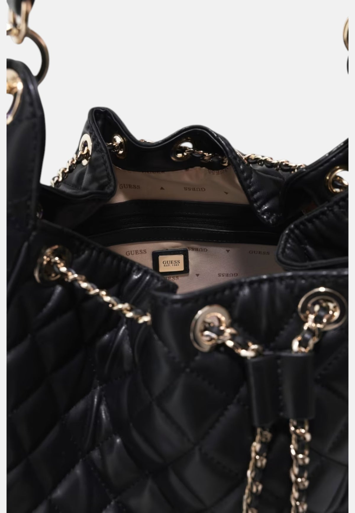 Guess Borsa Hobo Trapuntata Juliet Black