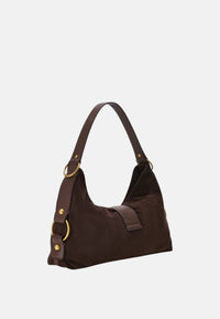 Borsa a spalla grande Camden GUESS Espresso