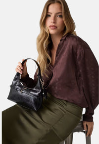 Borsa Mini Hobbo Da Donna Guess Black