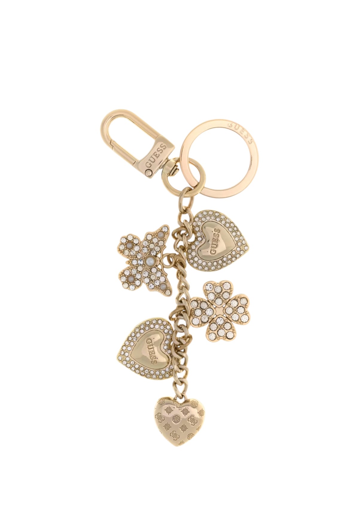 Portachiavi cin strass da Donna Guess Gold