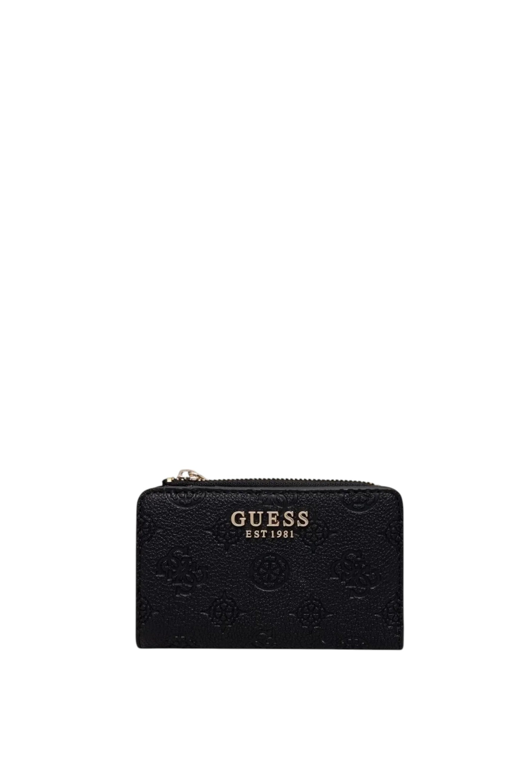 Guess Portafoglio Blake Slg Zip Around Card Case Black Logo