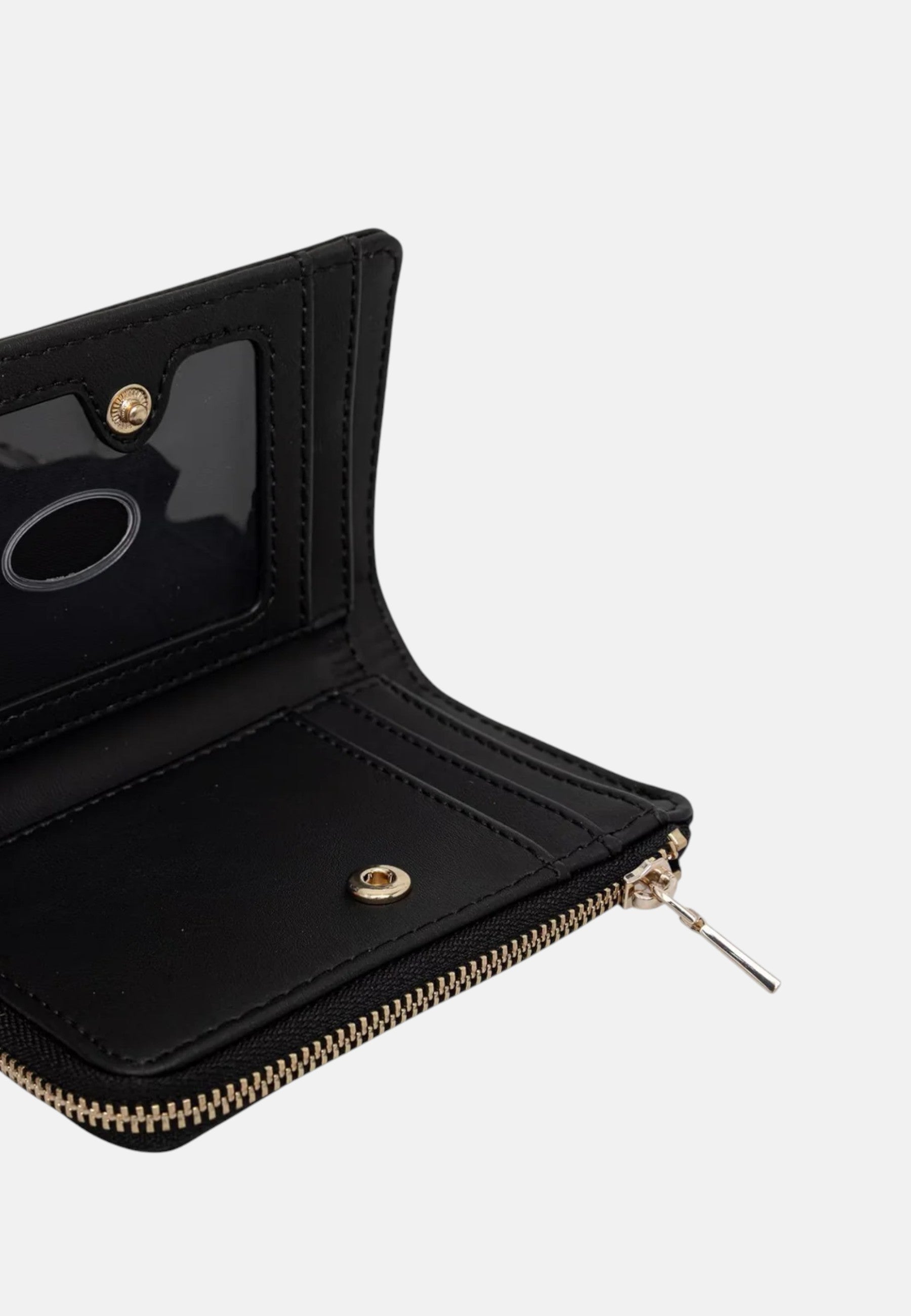 Guess Portafoglio Blake Slg Zip Around Card Case Black Logo