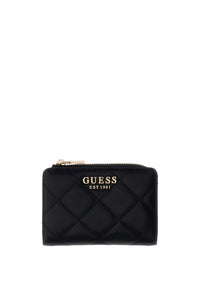 Portafoglio Guess Double zip Donna Black