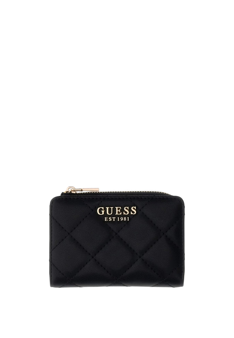 Portafoglio Guess Double zip Donna Black