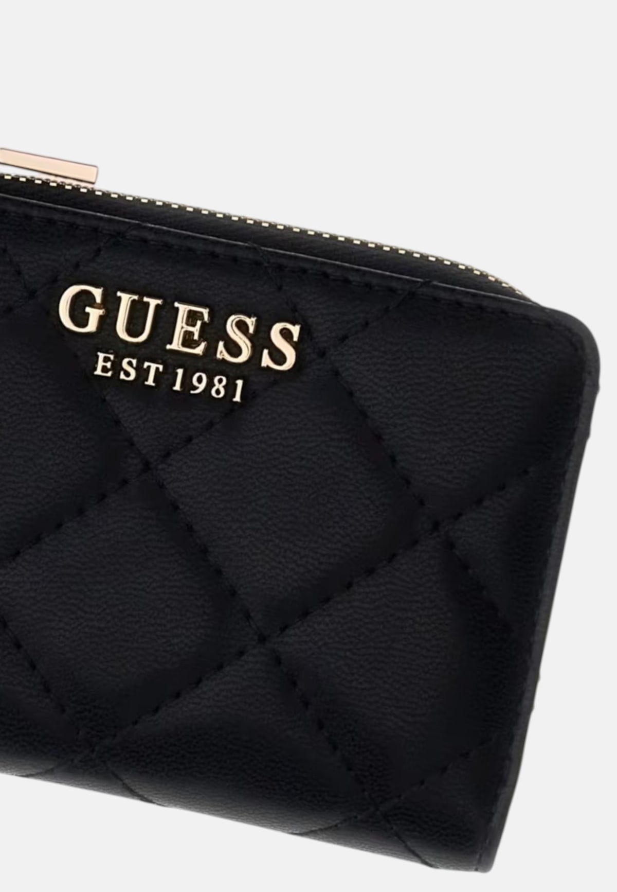 Portafoglio Guess Double zip Donna Black
