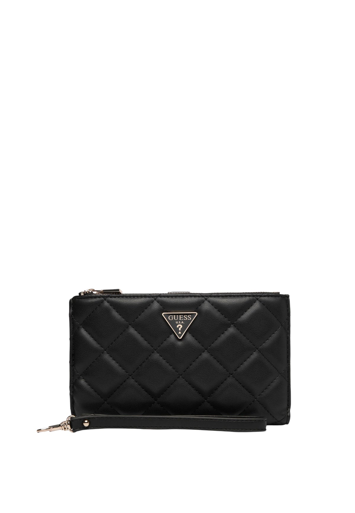 Portafoglio Guess Double zip Donna Black
