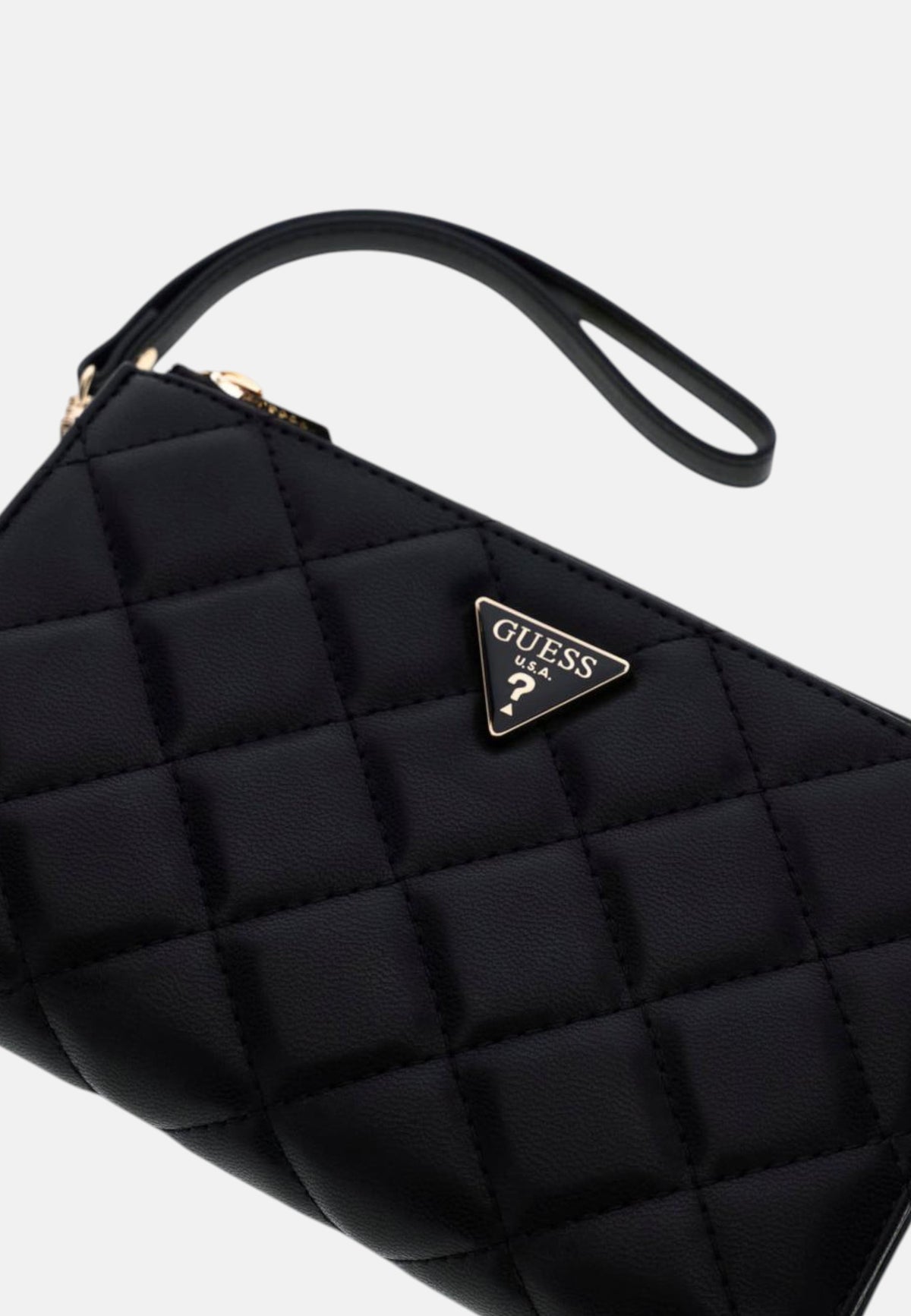 Portafoglio Guess Double zip Donna Black