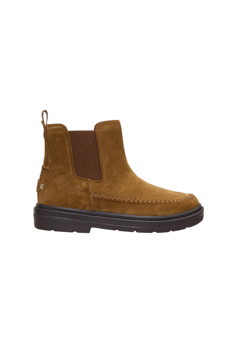 "Stivaletto Donna "Sienna Chelsea Boot Suede" Hey Dude Cognac"