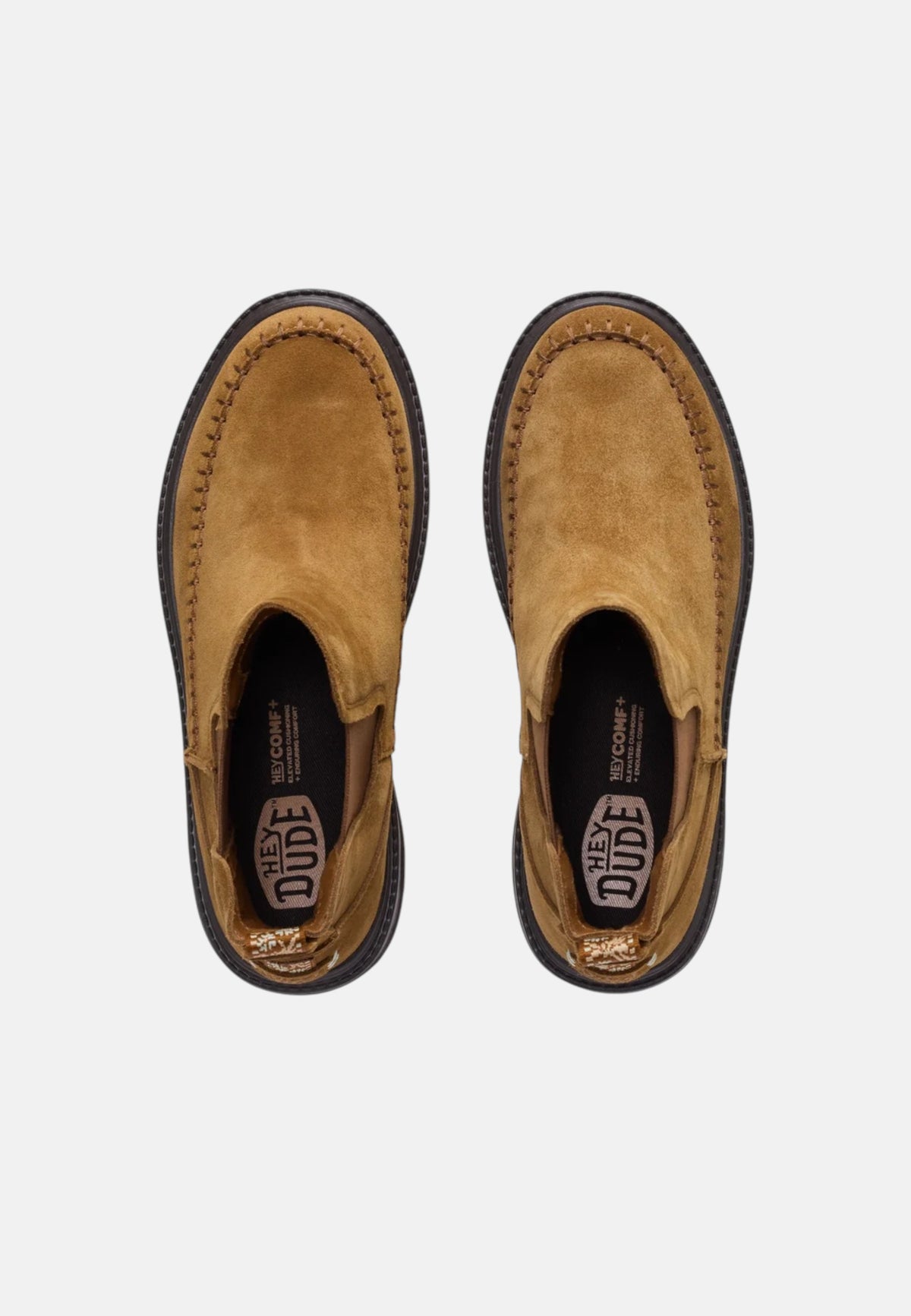 "Stivaletto Donna "Sienna Chelsea Boot Suede" Hey Dude Cognac"