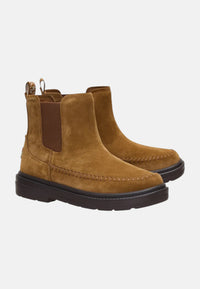 "Stivaletto Donna "Sienna Chelsea Boot Suede" Hey Dude Cognac"