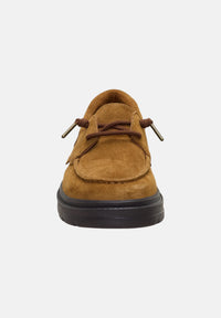 Mocassino Sienna Boat Suede Brown