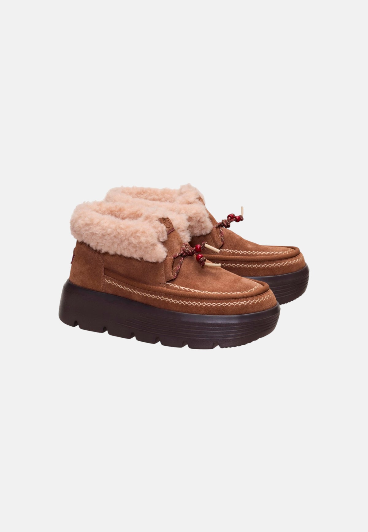 Stivaletto Donna Austin Edge Lounge Suede Hey Dude Cognac
