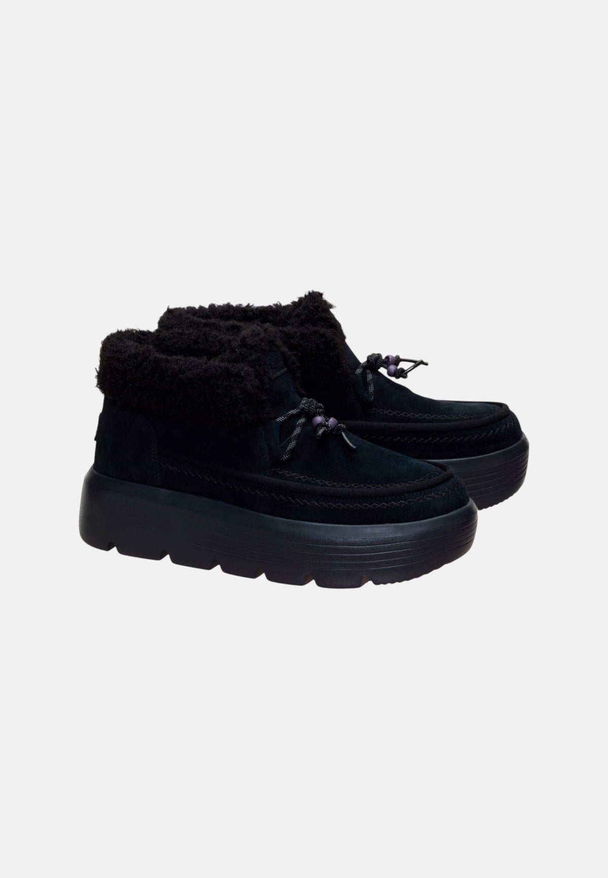 Stivaletto Donna Austin Edge Lounge Suede Hey Dude Black/black