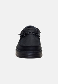 Mocassino Hey Dude REV Tumbled Leather Black/black