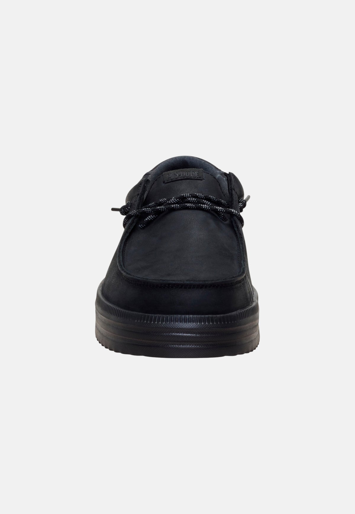Mocassino Hey Dude REV Tumbled Leather Black/black