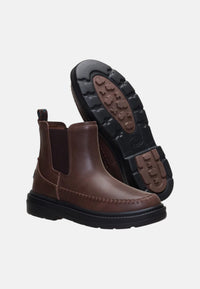 Stivaletto da Donna Sienna Chelsea Boot Lthr Shaved Chocolate
