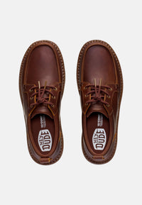 Mocassino Uomo Flint Moc Leather hey Dude Partridge/multi